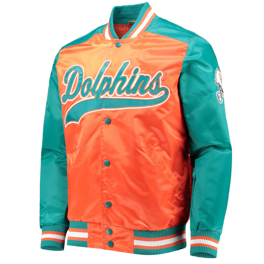 NFL Tradition Miami Dolphins Satin Jacket