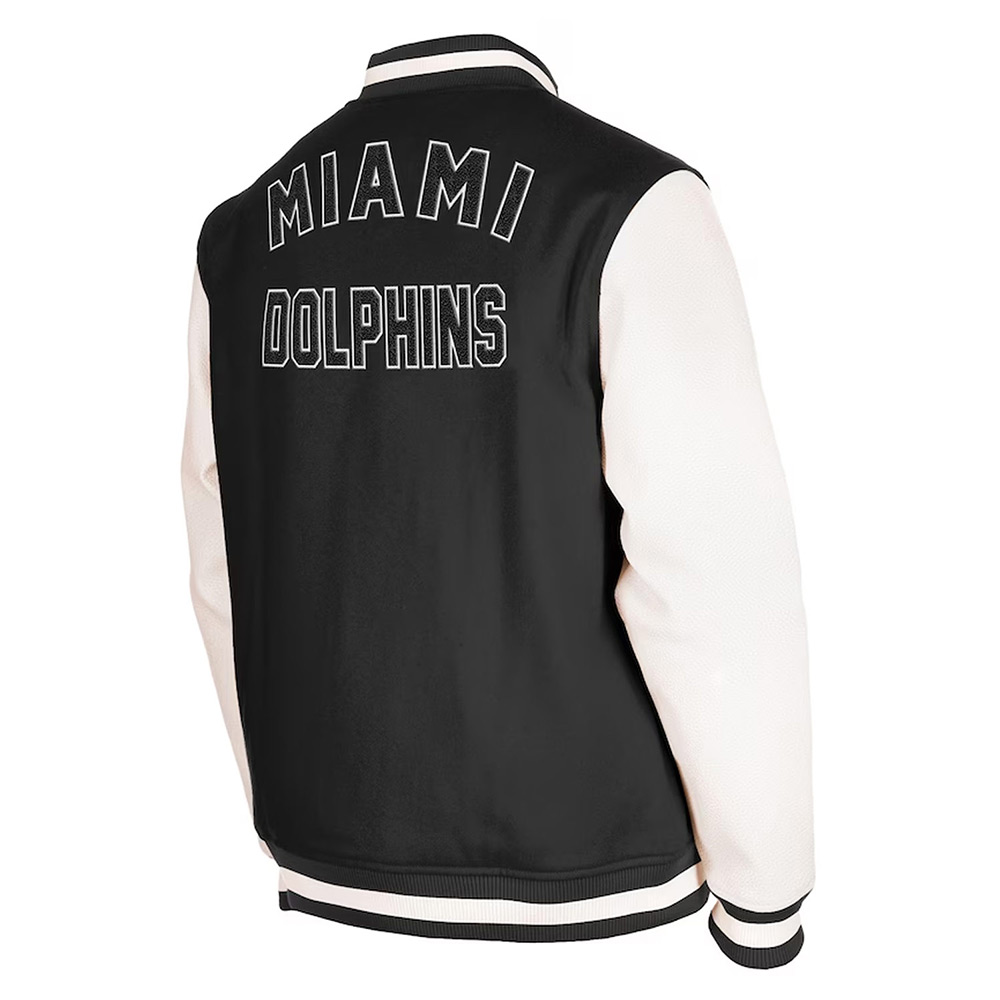 Miami Dolphins Third Varsity Jacket 4 Miami Dolphins Third Varsity Jacket - Image 4