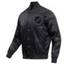 NFL Miami Dolphins Triple Black Satin Jacket