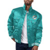 NFL Miami Dolphins Trucker Satin Jacket