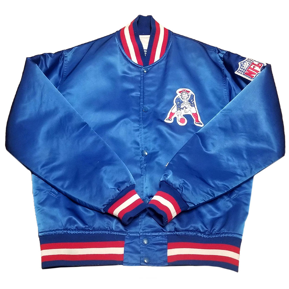 80S New England Patriots Blue Jacket 1 80S New England Patriots Blue Jacket
