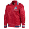 New England Patriots Captain Red Satin Jacket