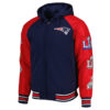 NFL New England Patriots Varsity Hoodie Jacket - Trendy Leather Jackets