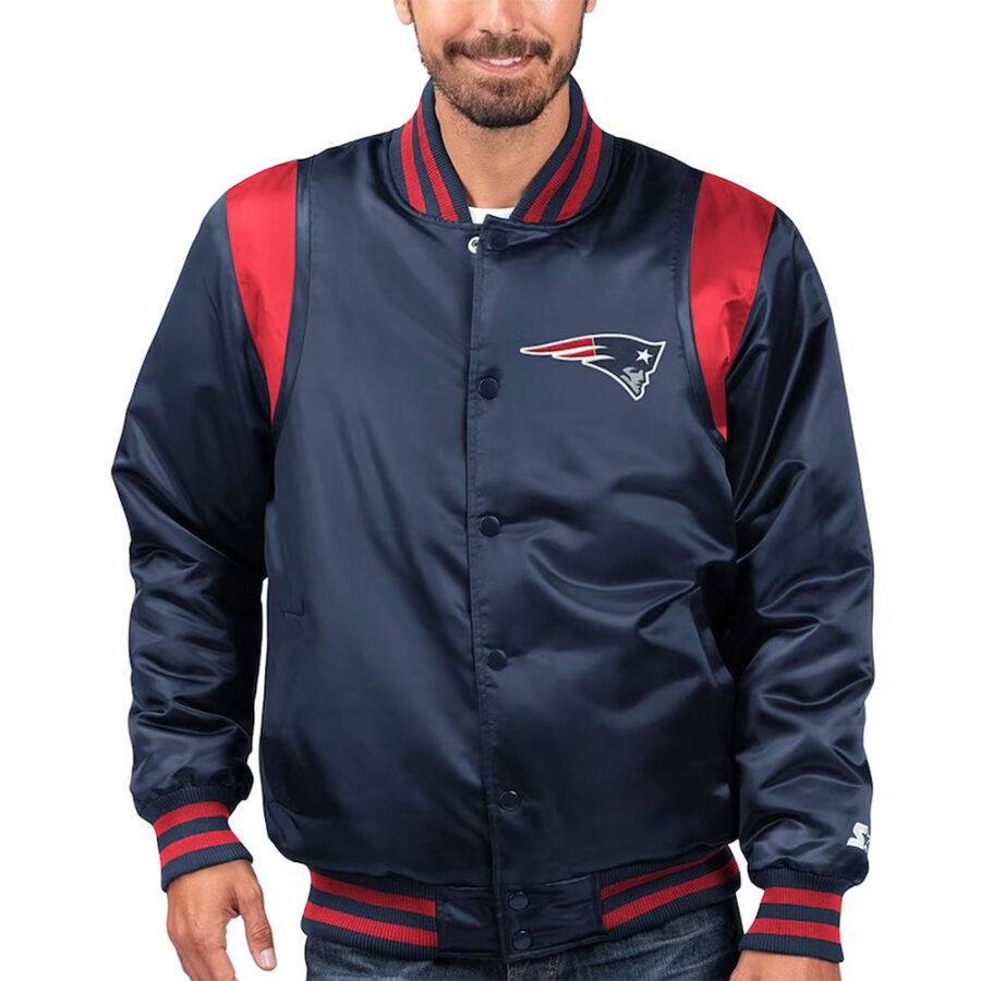 New England Patriots Prime Time Blue Jacket