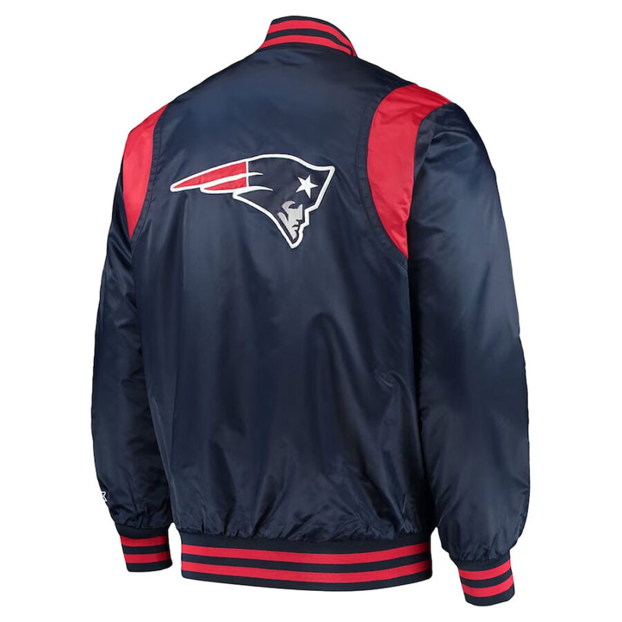 Alternative view of New England Patriots Prime Time Satin Jacket