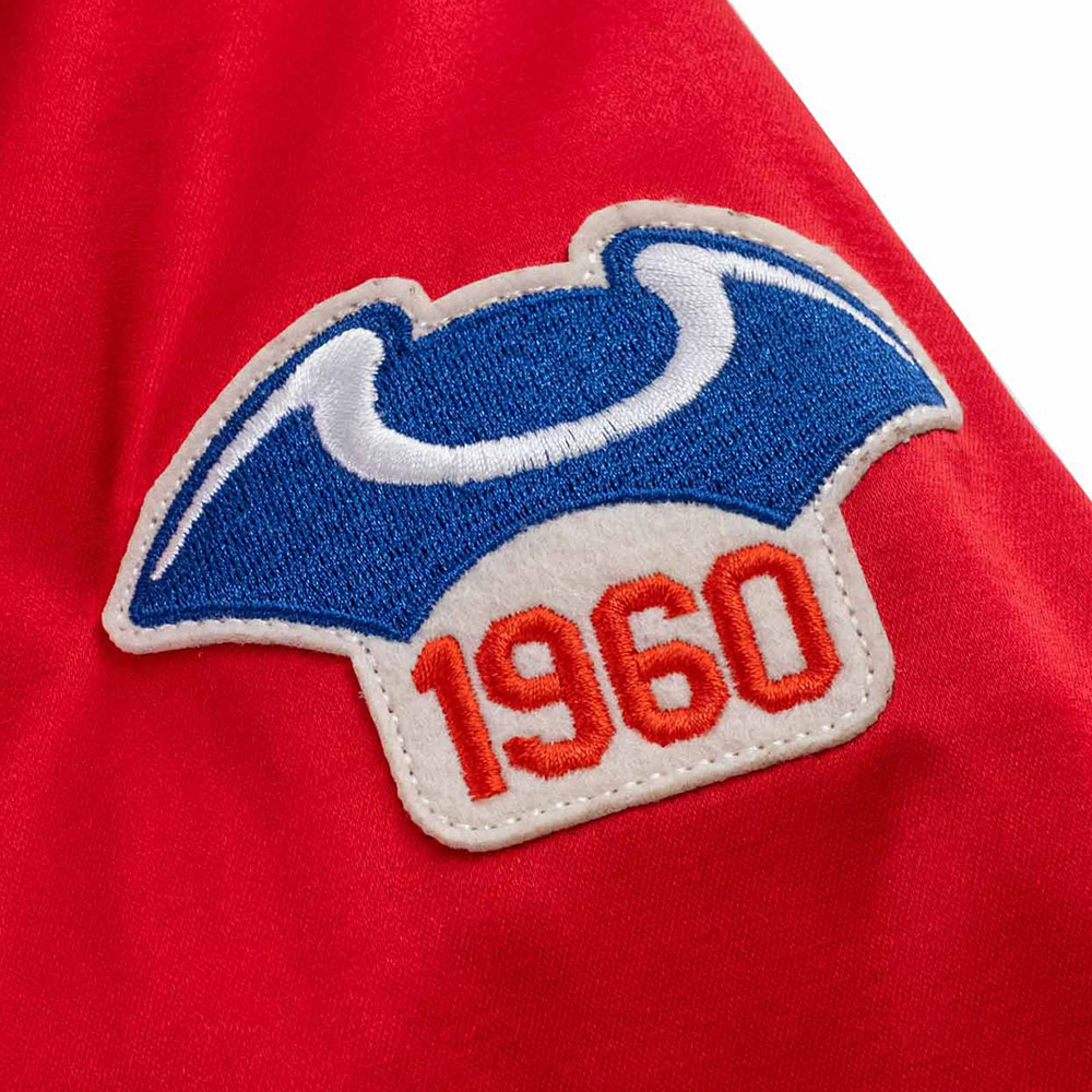 New England Patriots Red Satin Windbreaker Jacket 4 New England Patriots Red Satin Windbreaker Jacket - Image 4