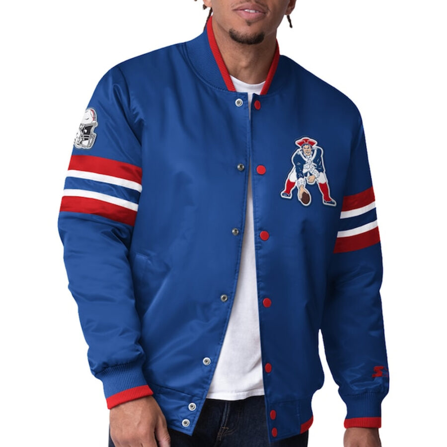 New England Patriots Scout I Satin Jacket