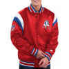 New England Patriots Shutout Throwback Satin Jacket