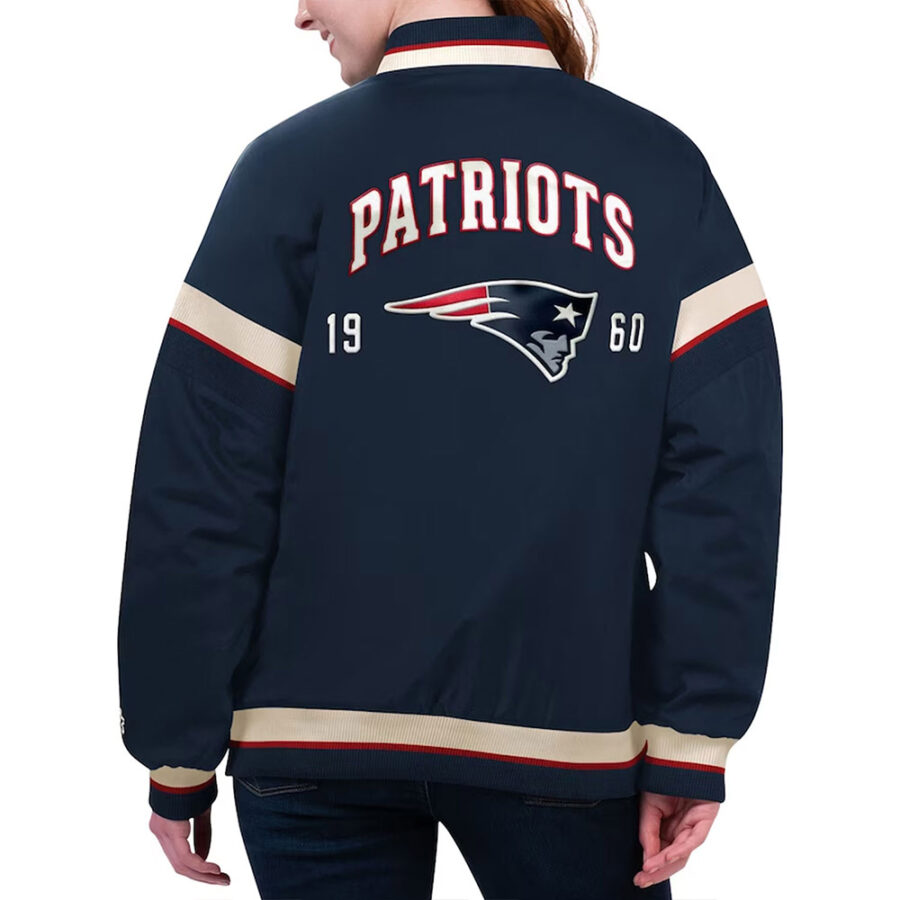Alternative view of Women's New England Patriots Tournament Varsity Jacket