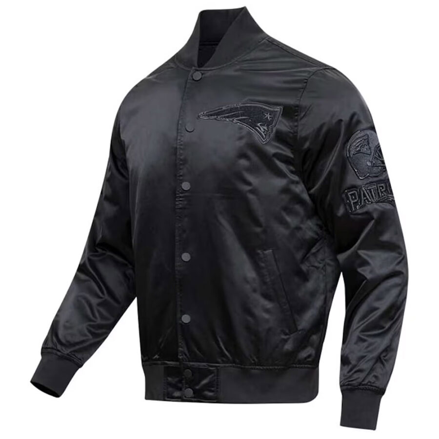 NFL New England Patriots Black Triple Jacket