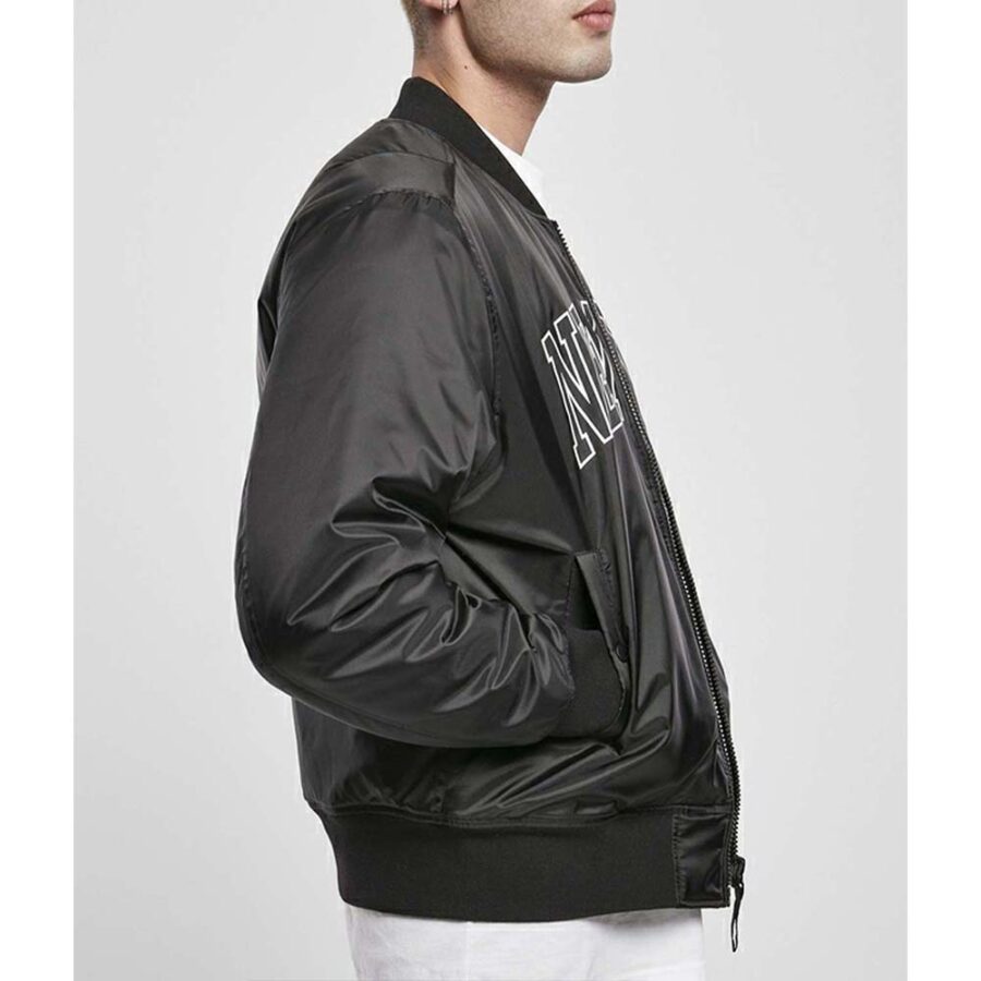 New York Black Satin Jacket
