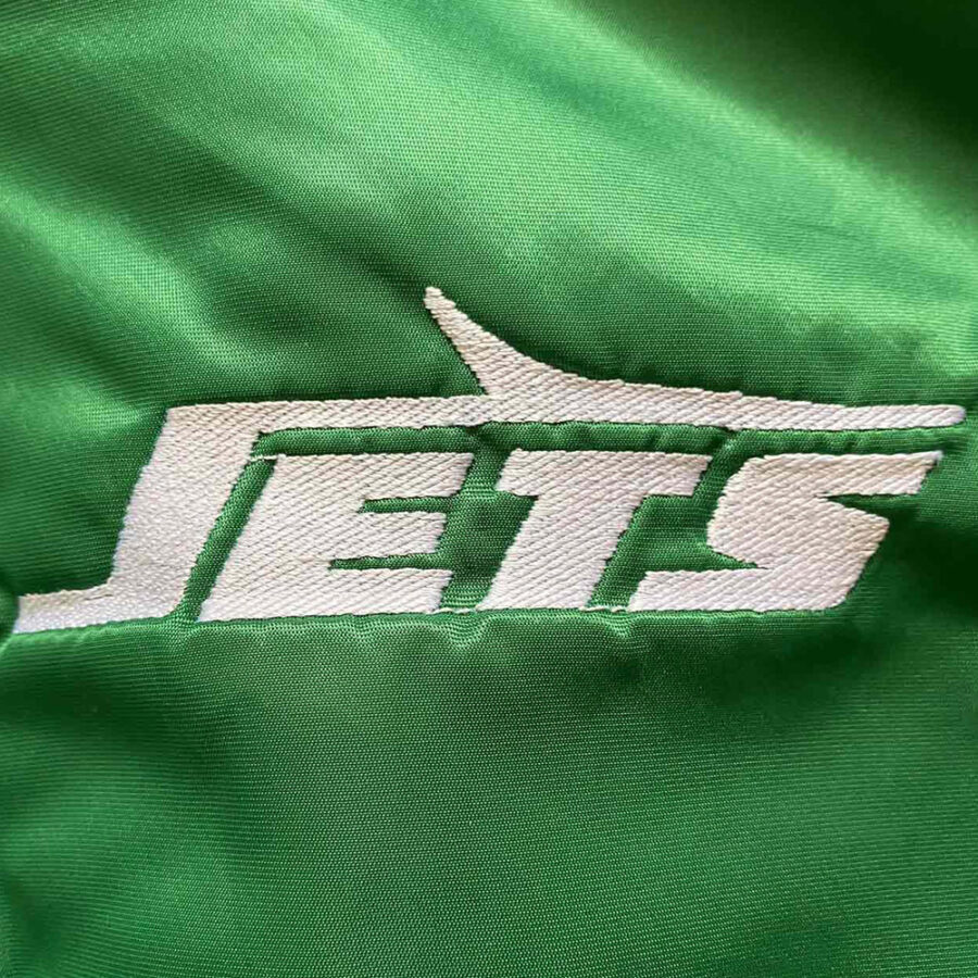 New York Jets 80S Green Satin Jacket
