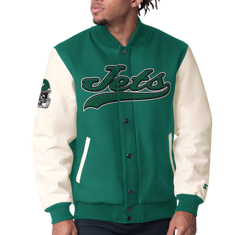 NFL New York Jets Complete Game Varsity Jacket