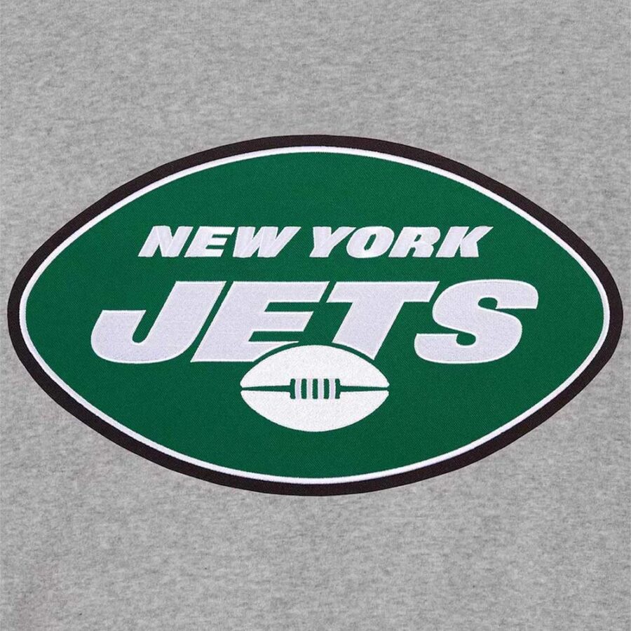 New York Jets Gray And Black Wool Jacket