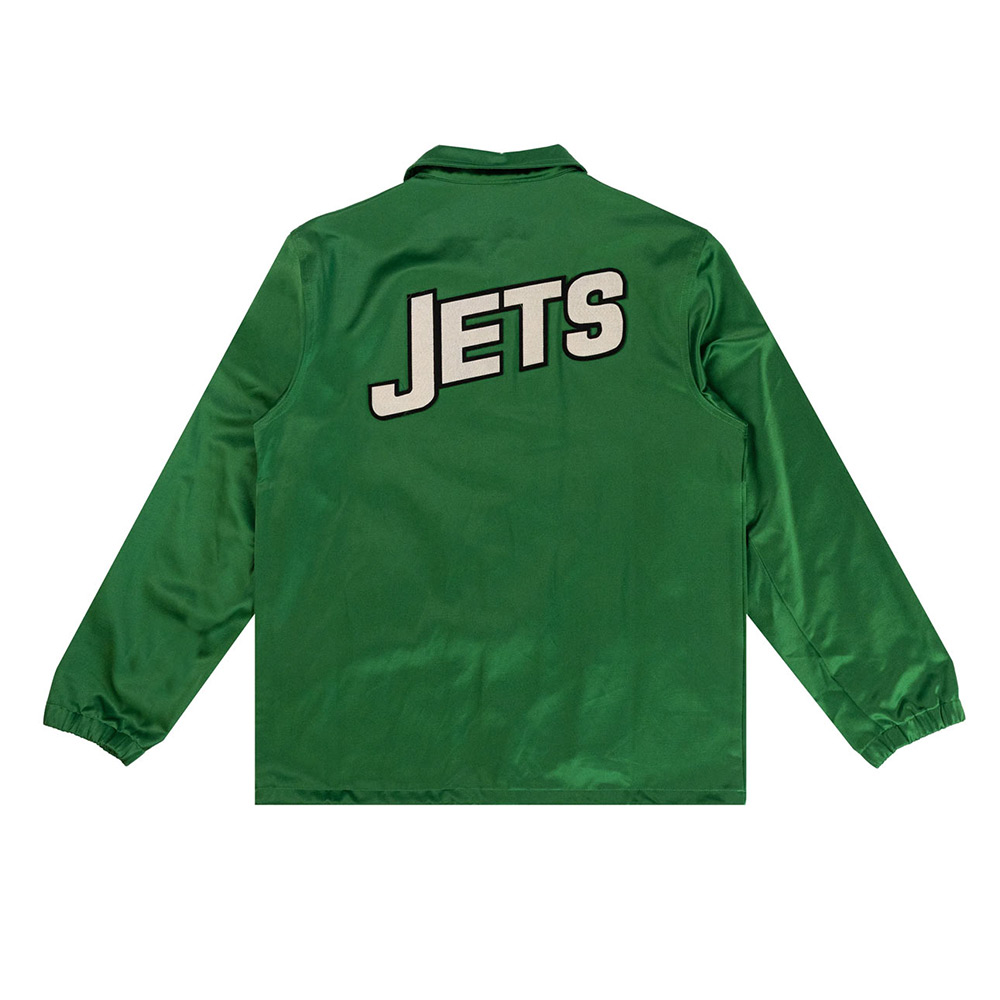 Nfl Ny Jets Windbreaker Green Satin 2 Nfl Ny Jets Windbreaker Green Satin - Image 2