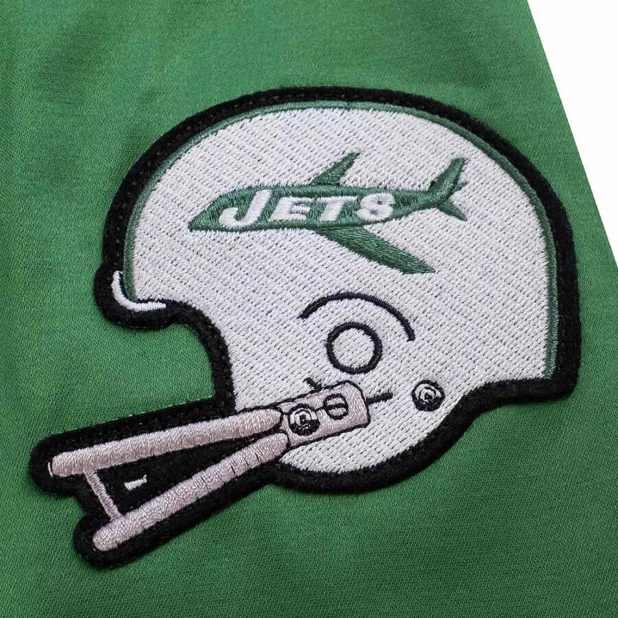 Nfl Ny Jets Windbreaker Green Satin 6 New York Jets Green Windbreaker