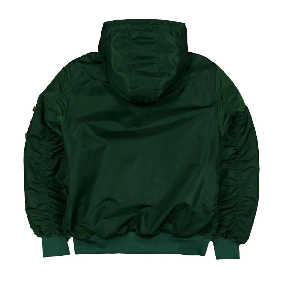 Alternative view of NFL NY Jets L-2B Hooded Bomber Jacket