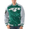 NFL Renegade NY Jets Green and Gray Jacket