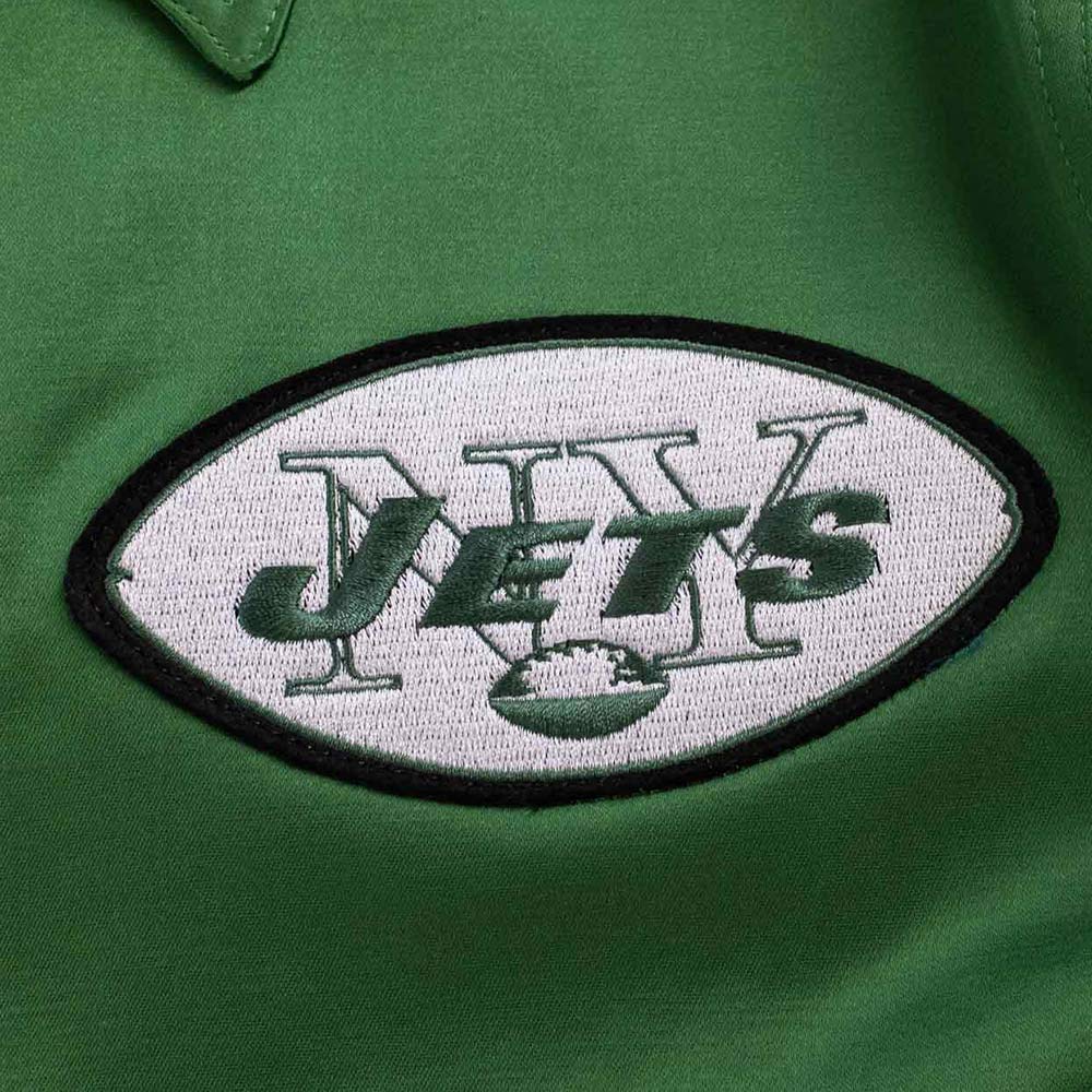 Nfl Ny Jets Windbreaker Green Satin 4 Nfl Ny Jets Windbreaker Green Satin - Image 4