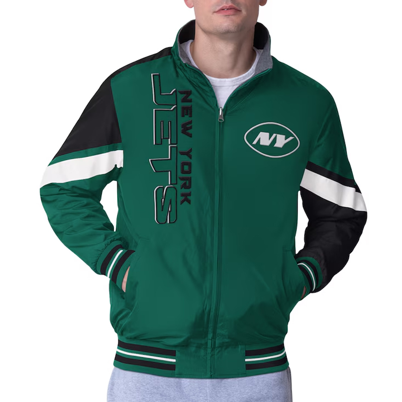 NFL NY Jets Strong Arm Green Jacket