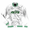 NFL New York Jets White Satin Jacket