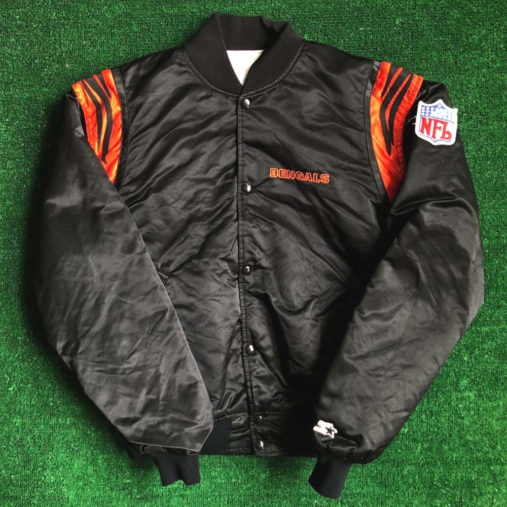 90'S Vintage Cincinnati Bengals Satin Jacket 9 90'S Vintage Cincinnati Bengals Satin Jacket - Image 9