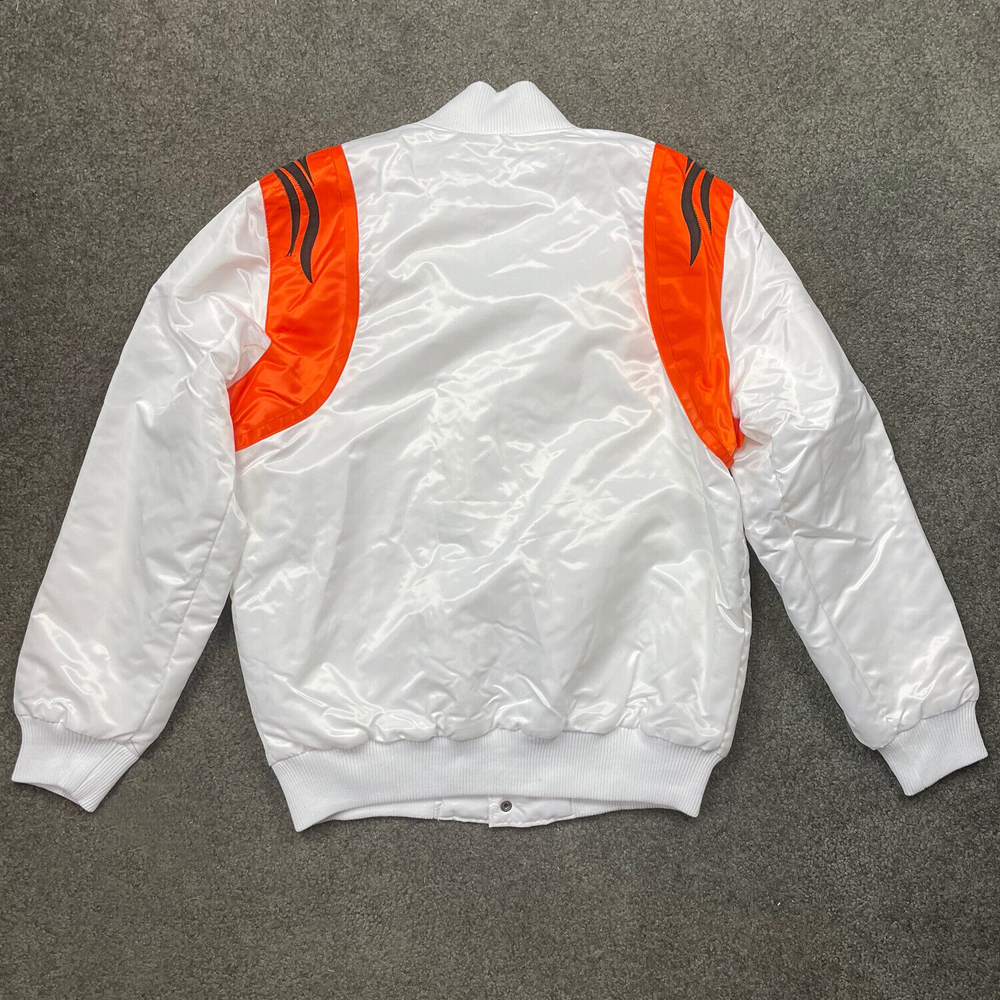 90'S Vintage Cincinnati Bengals Satin Jacket 6 90'S Vintage Cincinnati Bengals Satin Jacket - Image 6
