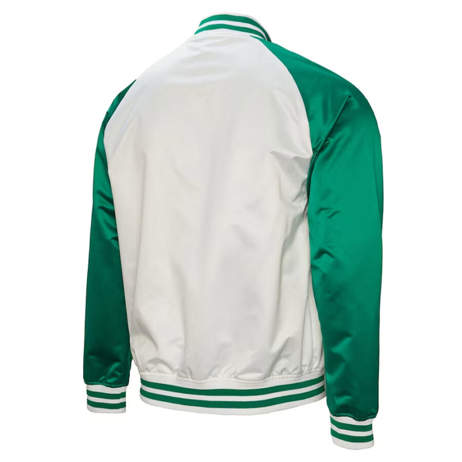 Alternative view of Men's New York Jets Mitchell & Ness Satin Jacket