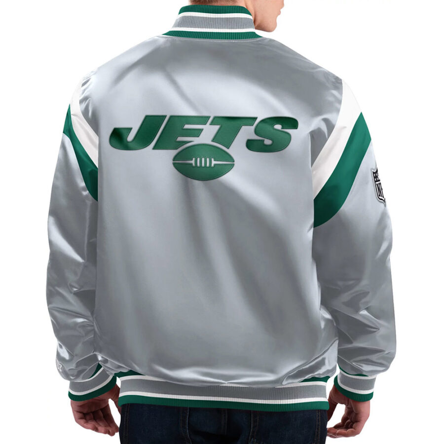 Alternative view of NY Jets Shutout Throwback Jacket