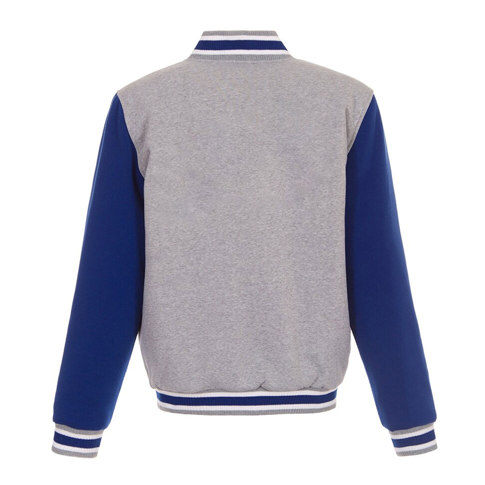 Nfl Ny Knicks Gray And Royal Wool Jacket 2 Nfl Ny Knicks Gray And Royal Wool Jacket - Image 2