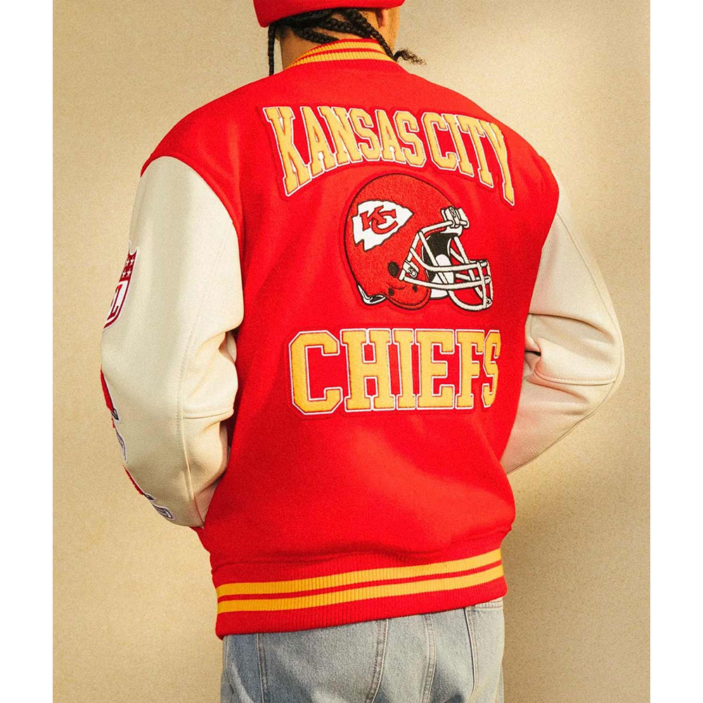 Nfl Kansas City Chiefs Ovo Varsity Jacket 4 Nfl Kansas City Chiefs Ovo Varsity Jacket - Image 4