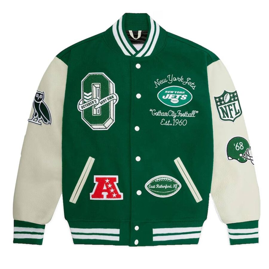 NFL New York Jets OVO Varsity Jacket