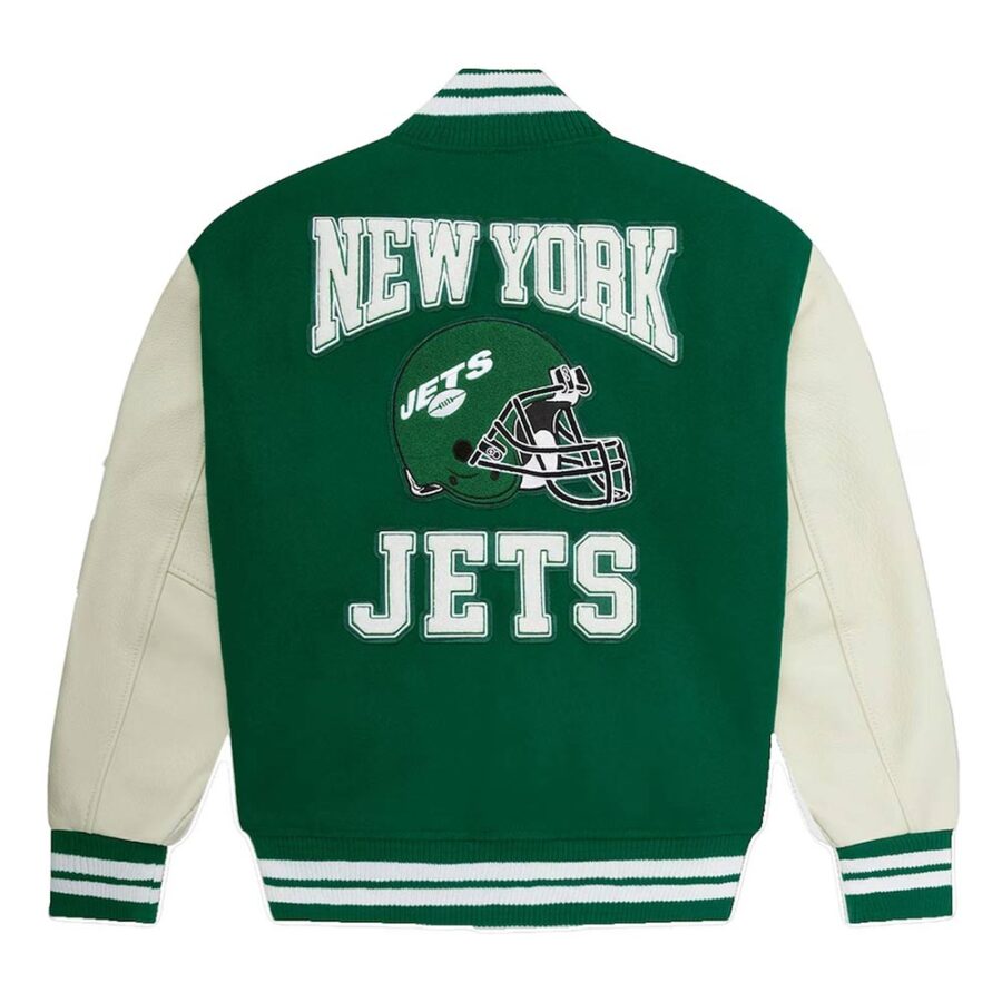 Alternative view of NFL New York Jets OVO Varsity Jacket