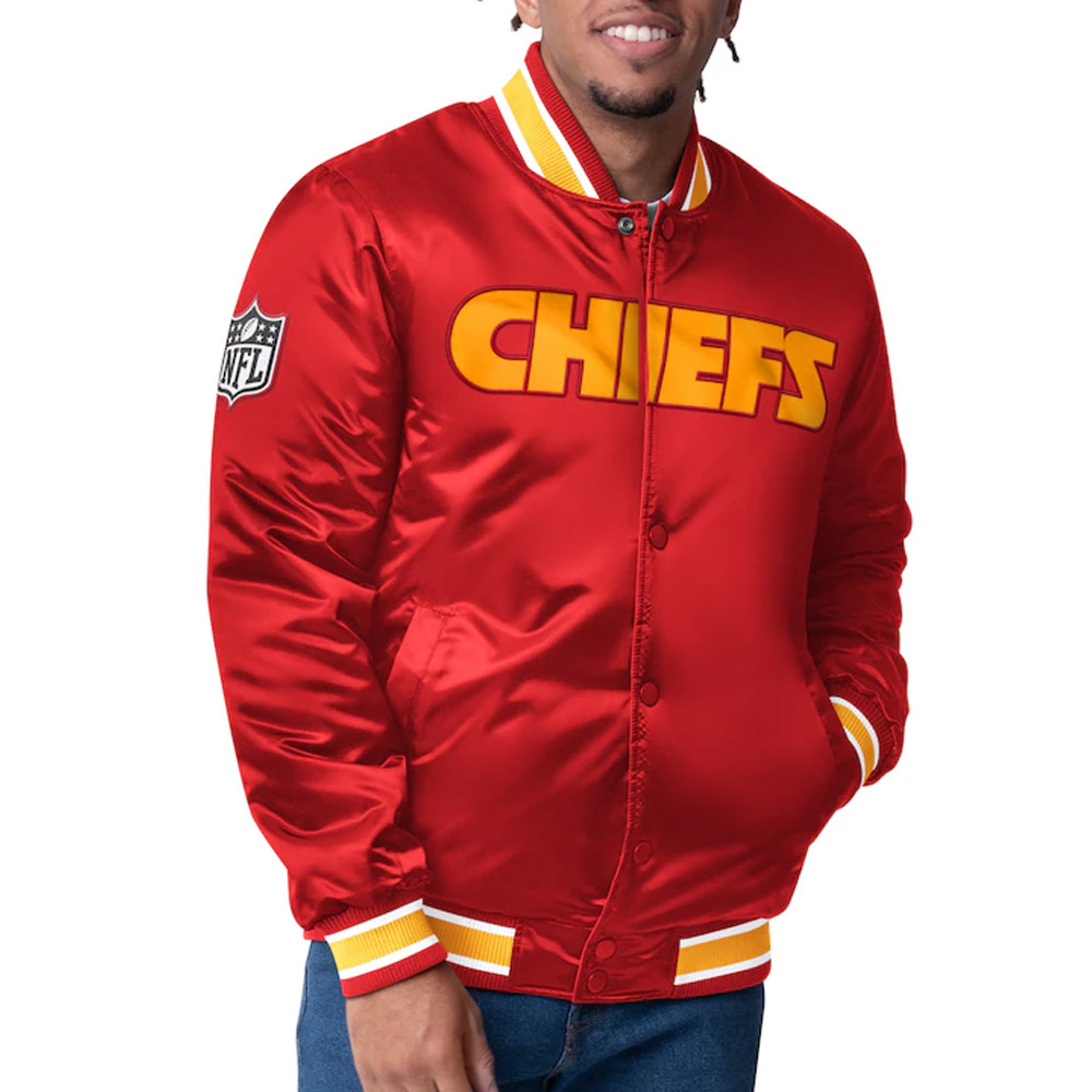 Kansas City Chiefs Red/Gold Jacket 1 Kansas City Chiefs Red/Gold Jacket