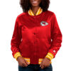 NFL Kansas City Chiefs Count Red Satin Jacket