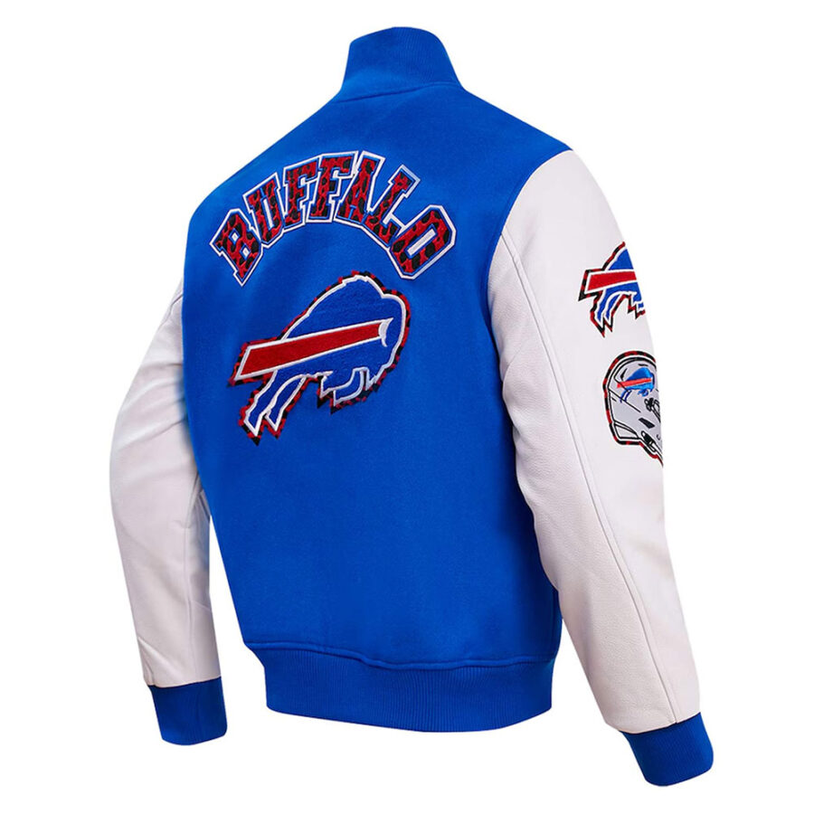 Alternative view of NFL Buffalo Bills Mashup Varsity Jacket