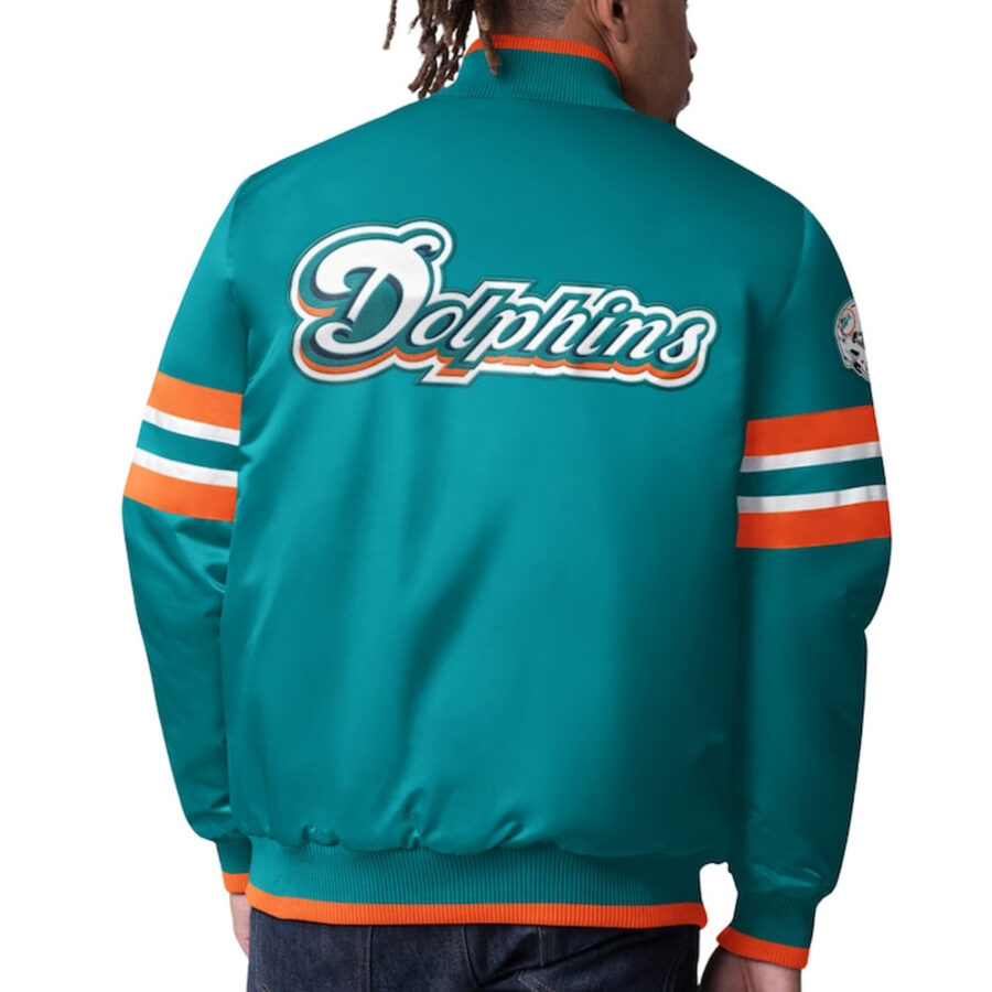 Alternative view of NFL Miami Dolphins Scout I  Satin Jacket