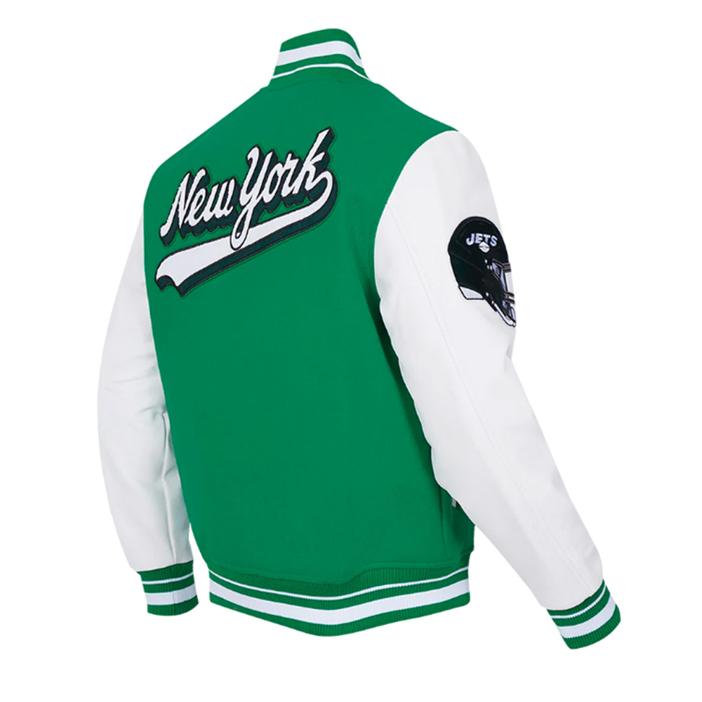 Nfl New York Jets Tail Varsity Jacket 4 Nfl New York Jets Tail Varsity Jacket - Image 4