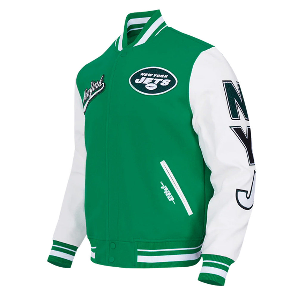 Nfl New York Jets Tail Varsity Jacket 3 Nfl New York Jets Tail Varsity Jacket - Image 3