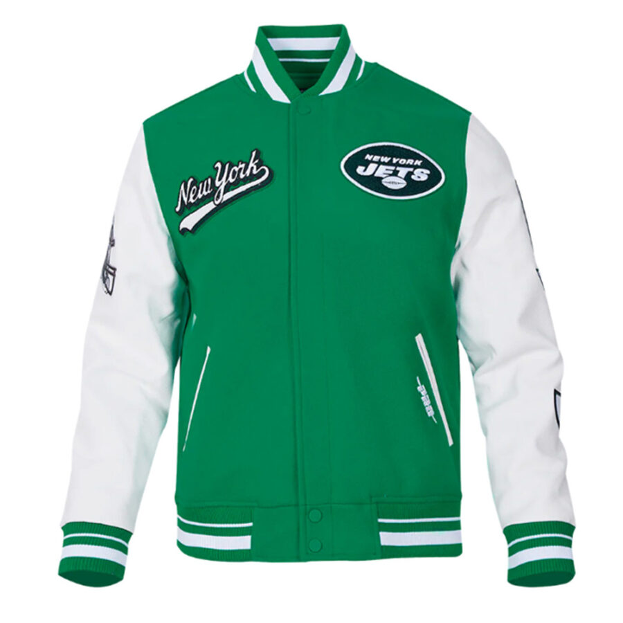 NFL New York Jets Tail Varsity Jacket