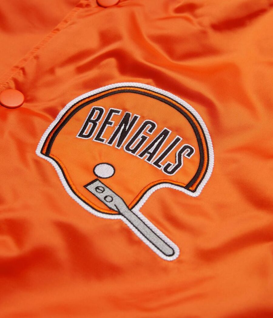 90S Bengals Starter Satin Jacket 10 Starter Bengals Bomber Jacket Scaled 1