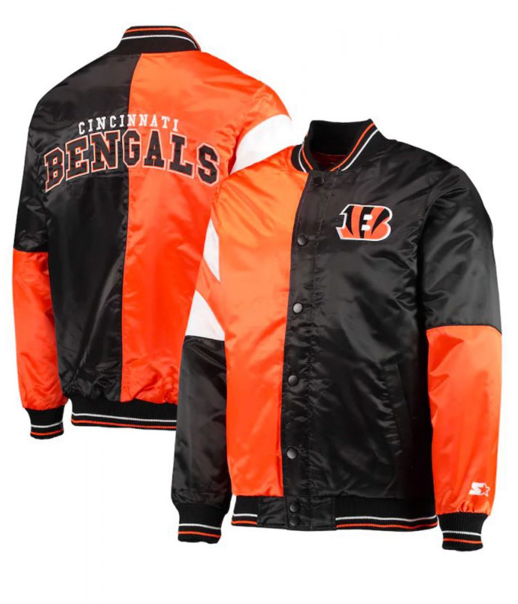 90S Cincinnati Bengals Starter Satin Jacket 3 90S Cincinnati Bengals Starter Satin Jacket - Image 3