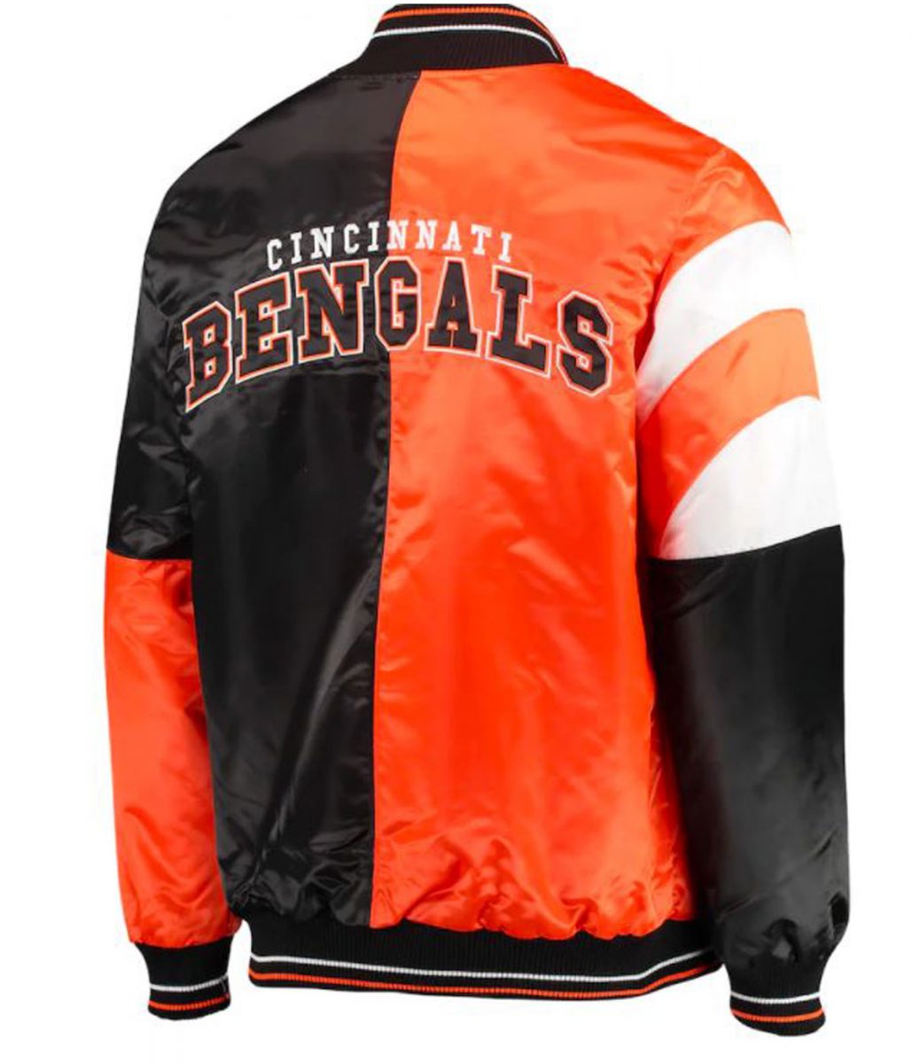 90S Cincinnati Bengals Starter Satin Jacket 2 90S Cincinnati Bengals Starter Satin Jacket - Image 2