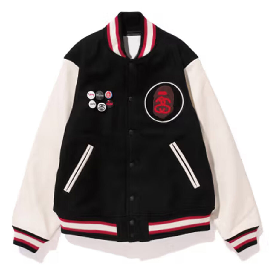 Alternative view of Men's Bape Stussy Varsity Jacket
