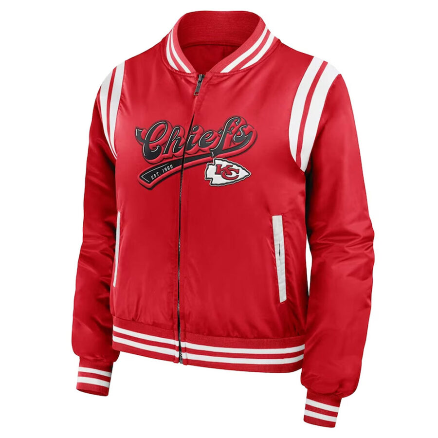 90s Super Bowl Kansas City Chiefs Jacket - Trendy Leather Jackets