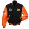 Cincinnati Bengals Super Bowl Varsity Jacket