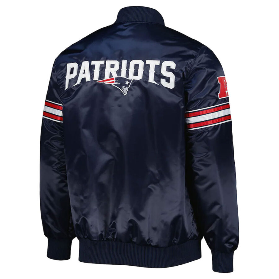 Alternative view of The Pick and Roll New England Patriots Satin Jacket