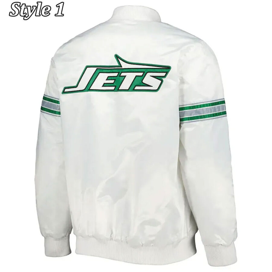 The Power Forward New York Jets Satin Jacket