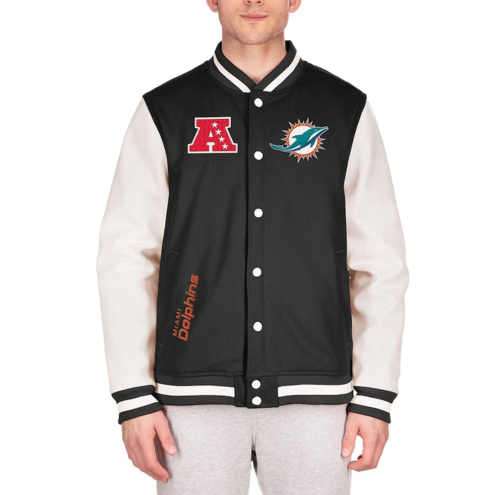 Miami Dolphins Third Varsity Jacket 1 Miami Dolphins Third Varsity Jacket