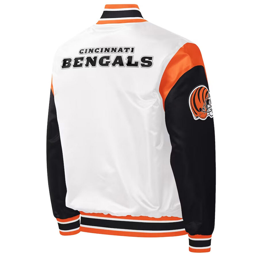 Alternative view of NFL Cincinnati Bengals Warm Up Satin Jacket